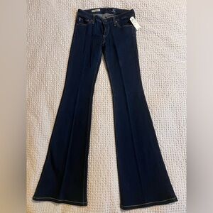 Bergdorf Goodman “The Belle” Flare Low-Rise Jean